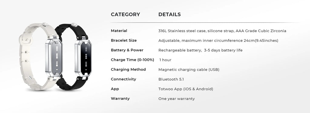 LONG DISTANCE TOUCH BRACLET FOR LONG DISTANCE RELATIONSHIP