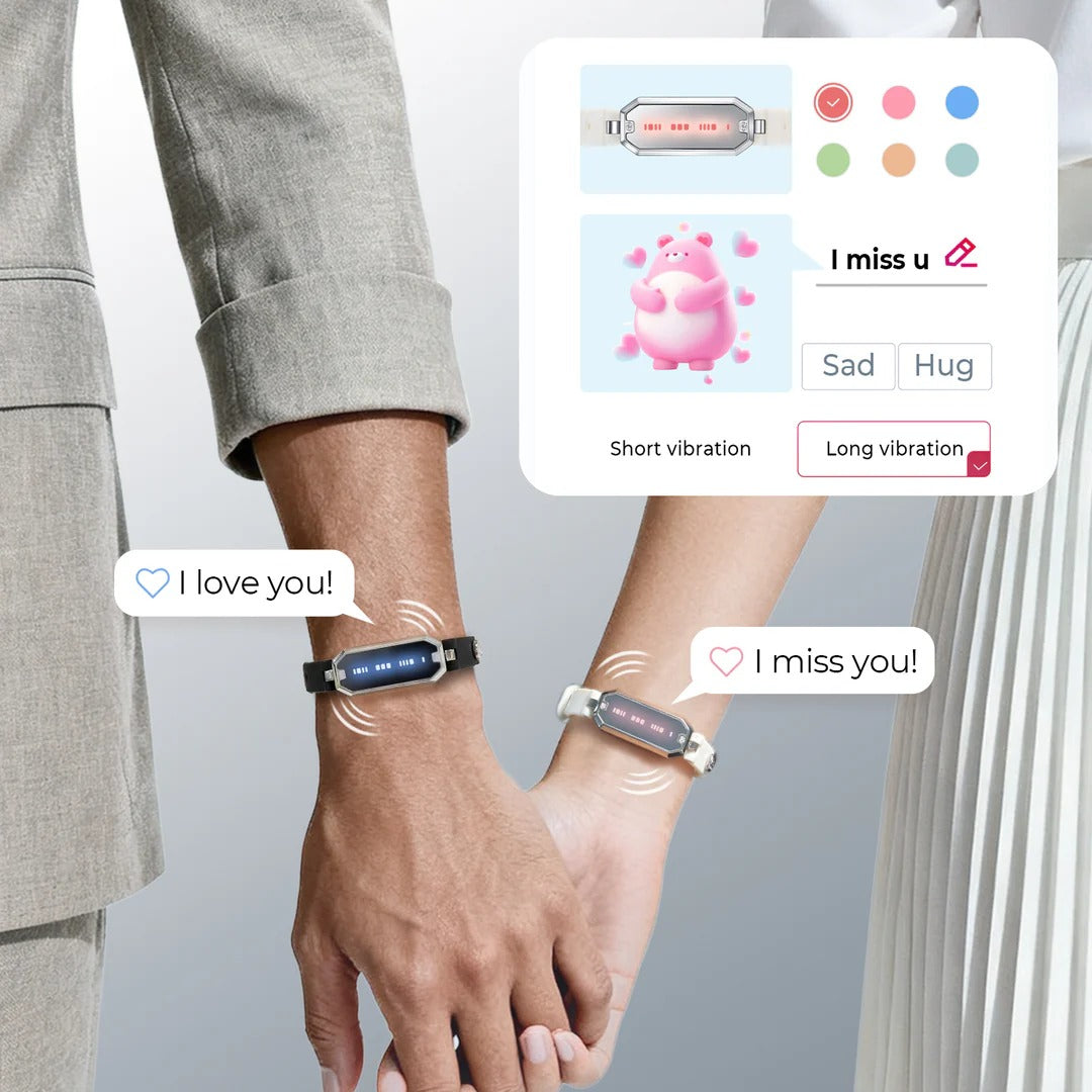 LONG DISTANCE TOUCH BRACLET FOR LONG DISTANCE RELATIONSHIP